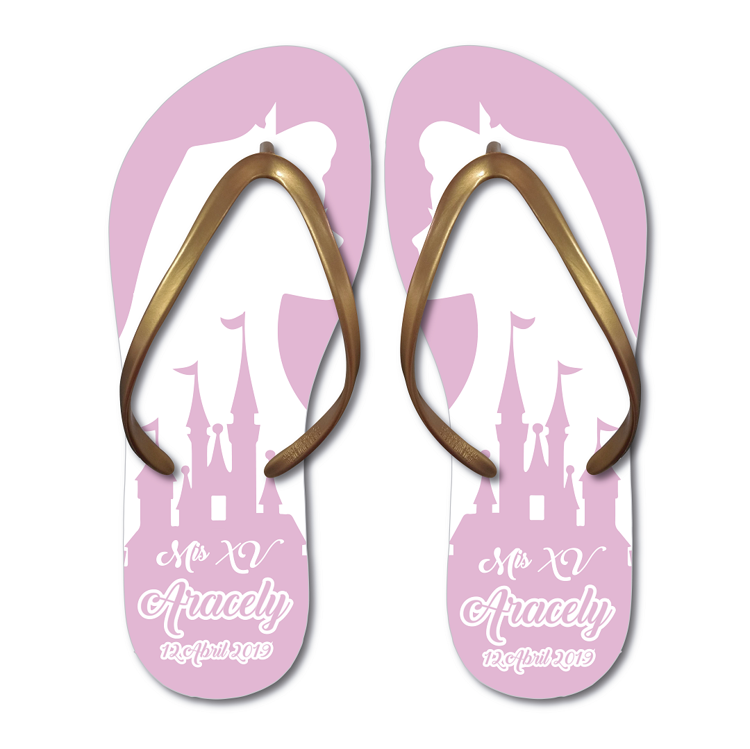 Quinceañera Flip Flops. Sandalias de Quince años, Flip Flops Party