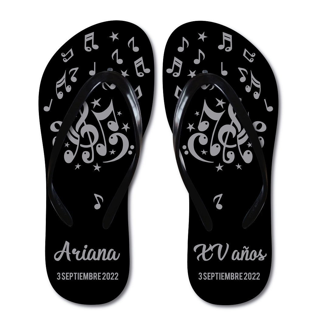 Quinceañera Flip Flops. Sandalias de Quince años, Flip Flops Party