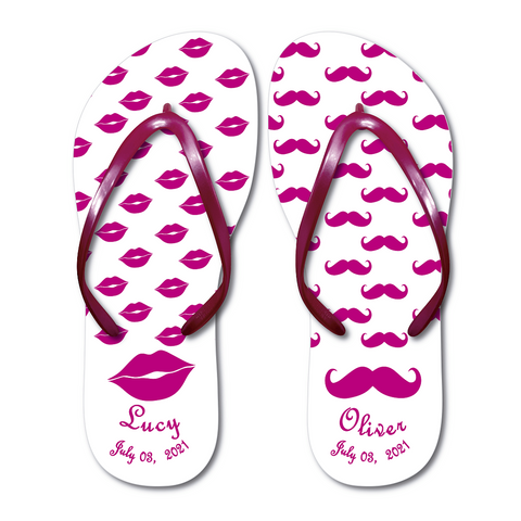 Wedding 5 lips and mustache