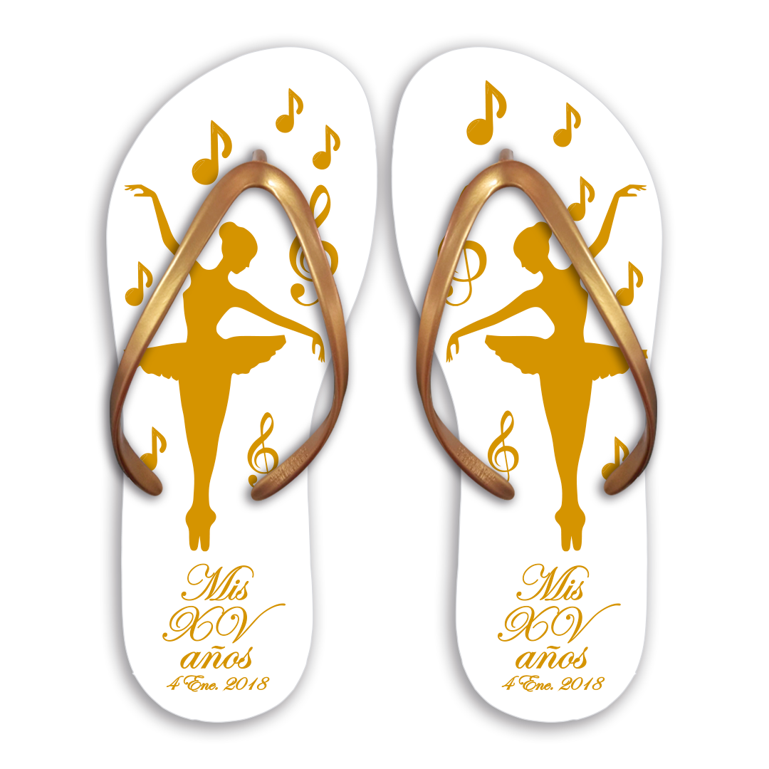 Quinceañera Flip Flops. Sandalias de Quince años, Flip Flops Party